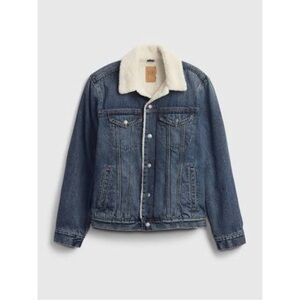 GAP Denim Sherpa Icon Jacket